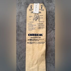 83055-01 ORECK Genuine Hepa Odor Fighting Vacuum Cleaner Bag Green Label